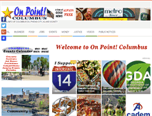 Tablet Screenshot of onpointcolumbus.com